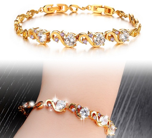 9 Stylish Gold Plated Bracelets in Different Designs | I Fashion Styles