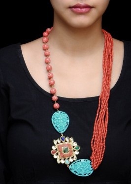 9 Beautiful Collection of Coral Necklace Designs for Ladies