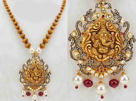 Temple Jewellery Necklace Sets: 9 Stunning and Trendy Designs