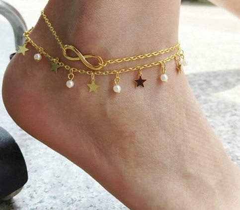 15 Latest Designs of Infinity Anklets For Women and Babies