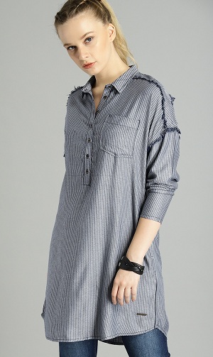 20 Fashionable Designs of Long Shirts for Men &amp; Women