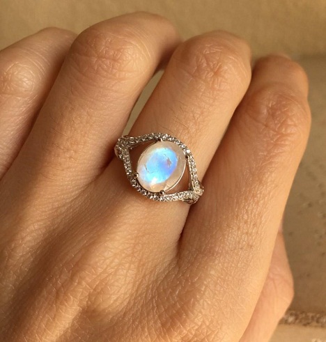 15 Latest Moonstones Jewellery Designs with Images