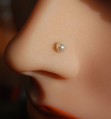 Pearl Nose Pin Designs - 9 Beautiful and Trendy Collection
