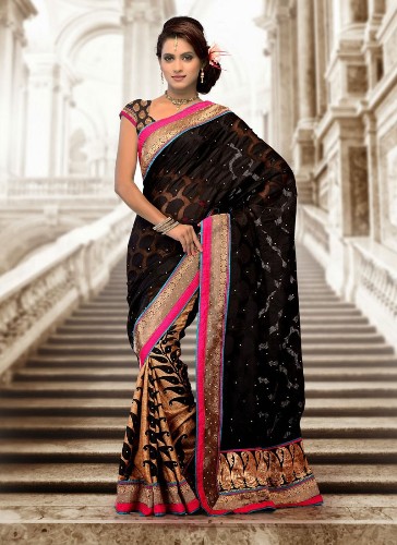 11 Beautiful Jacquard Saree Designs With Pictures
