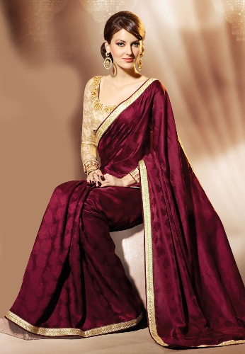 11 Beautiful Jacquard Saree Designs With Pictures