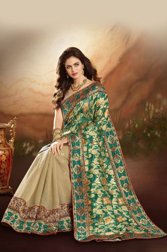 11 Beautiful Jacquard Saree Designs With Pictures