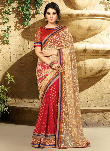 11 Beautiful Jacquard Saree Designs With Pictures