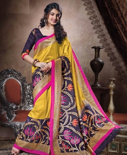 10 Stunning Designs of Vipul Sarees for Bright Look