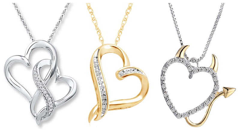 9 Lovely Heart Necklace Designs for Couples | I Fashion Styles