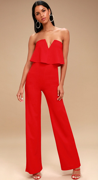 9 Trendy Collection of Red Jumpsuits for Fashionable Look