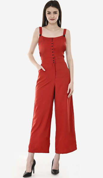 9 Trendy Collection of Red Jumpsuits for Fashionable Look