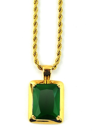9 Stylish Designs of Emerald Pendants with Images