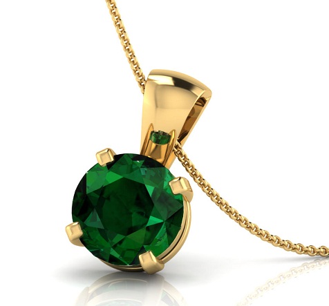 9 Stylish Designs of Emerald Pendants with Images