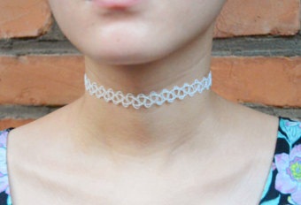 9 Latest &amp; Fashionable White Choker Designs | I Fashion Styles