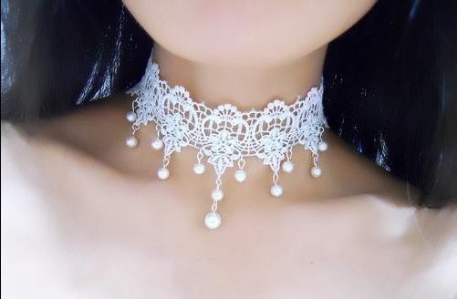 9 Latest &amp; Fashionable White Choker Designs | I Fashion Styles