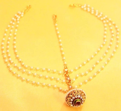 9 Latest Designs of Maang Tikka with Chain - Stunning Collection