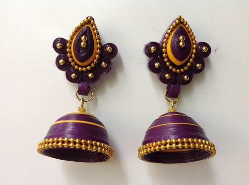 15 Best Quilling Earrings Jhumkas New Designs | I Fashion Styles