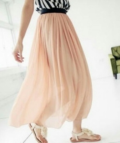 Chiffon Skirts Collection - Try 15 These Latest Designs for Stylish Look