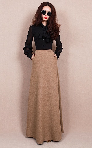 15 Trendy Wool Skirts Collection - Try These Designs In Winter