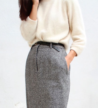 15 Trendy Wool Skirts Collection - Try These Designs In Winter