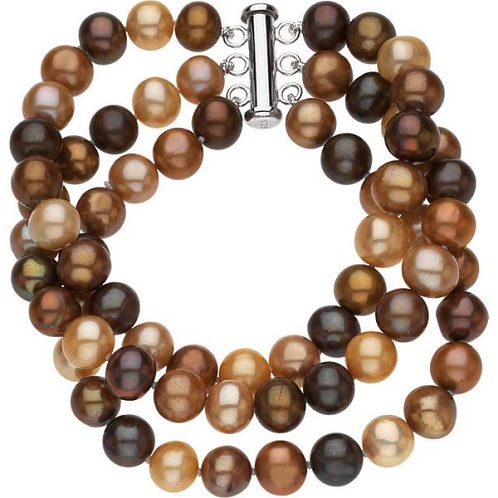 9 Fabulous Chocolate Pearls Jewelry Models for Women