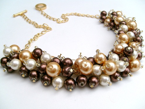 9 Fabulous Chocolate Pearls Jewelry Models for Women