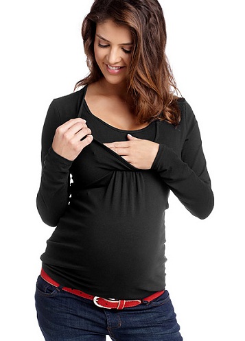10 Different Breast Feeding Comfy Tops for Nursing Moms
