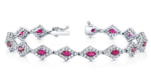 9 Stunning Collection of Ruby Bracelets for Women in Trend