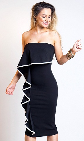 15 Stylish Tube/Bandeau Dress Designs for Women - Latest Models