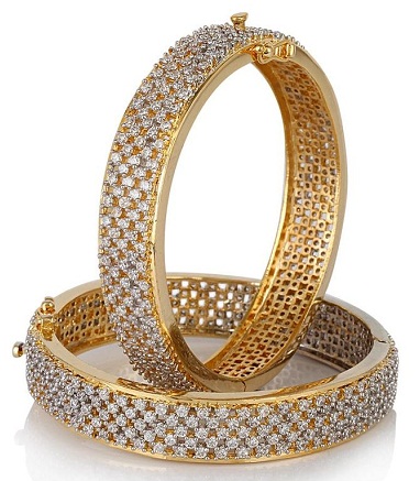 9 Stunning Designs of 1 Gram Gold Bangles For Women