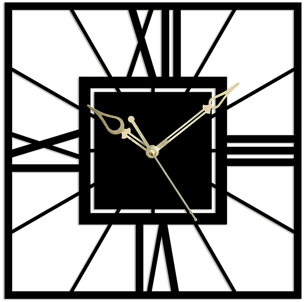 10 Modern Black Clock Designs - That Are Trending Right Now