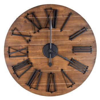 15 Simple &amp; Latest Wooden Clock Designs With Pictures