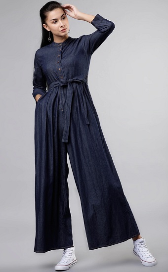 10 Stylish Designs of Denim Jumpsuits for Women and Men