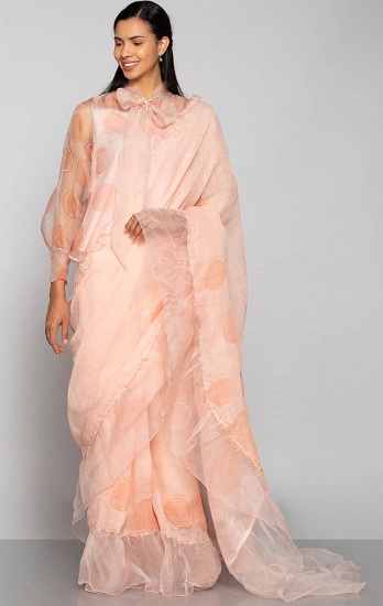 Ruffle Sarees - Try These 20 Gorgeous and Trending Designs