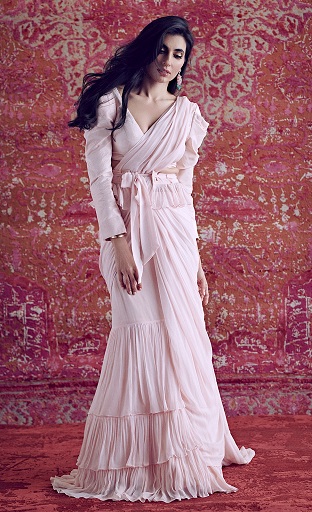 Ruffle Sarees - Try These 20 Gorgeous and Trending Designs