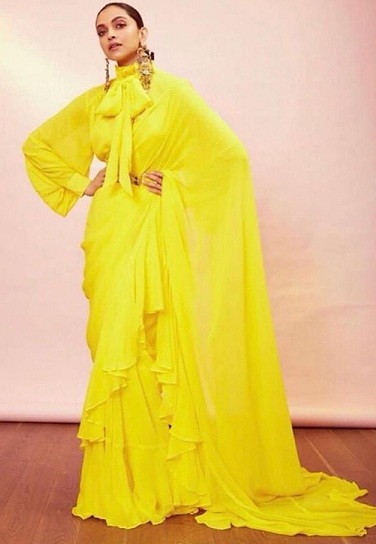 Ruffle Sarees - Try These 20 Gorgeous and Trending Designs