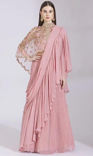 Ruffle Sarees - Try These 20 Gorgeous and Trending Designs