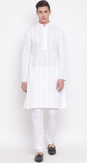 10 Latest White Kurta Pajama Designs for Men in Fashion