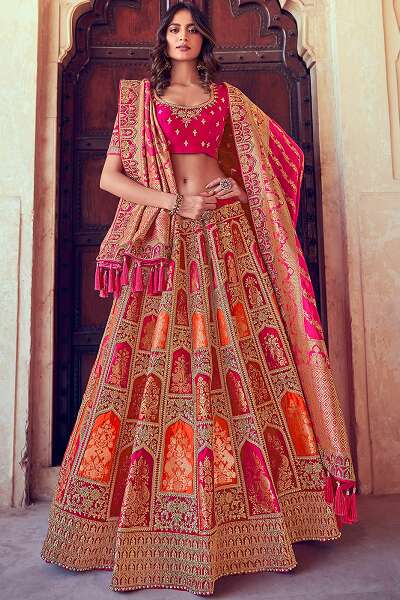 15 Stunning Silk Lehenga Choli Designs for All Occasions