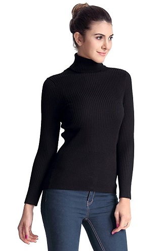 9 Latest Designs of Black Sweaters For Women in Fashion