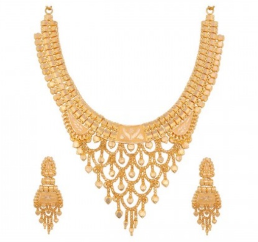 15 Beautiful Collection of 25 Grams Gold Necklace Designs In India