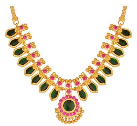 15 Beautiful Collection of 25 Grams Gold Necklace Designs In India