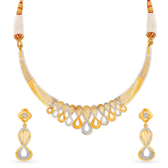 15 Beautiful Collection of 25 Grams Gold Necklace Designs In India