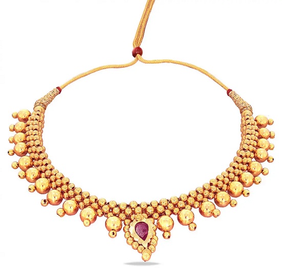 5 Gram Gold Necklace Designs - 10 Latest and Stunning Collection
