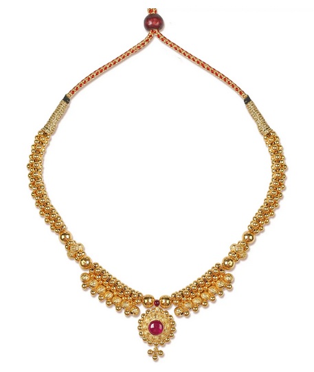 5 Gram Gold Necklace Designs - 10 Latest and Stunning Collection