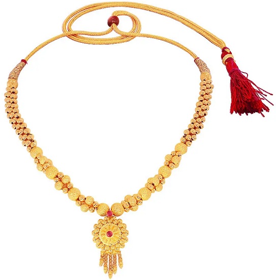 5 Gram Gold Necklace Designs - 10 Latest and Stunning Collection