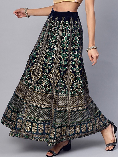 25 Beautiful Designs of Floral Skirts for Charming Look