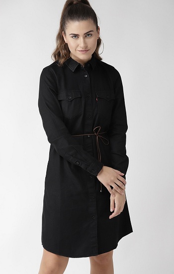 25 Fashionable Denim Dress Designs for Women and Girls