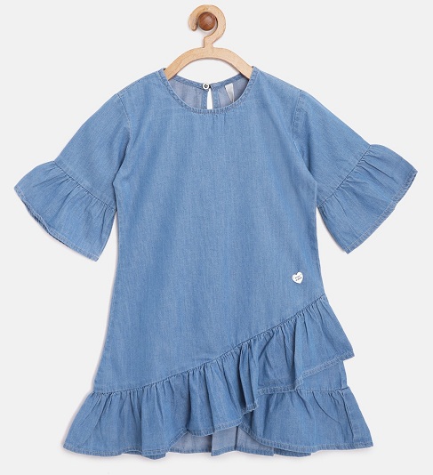 25 Fashionable Denim Dress Designs for Women and Girls