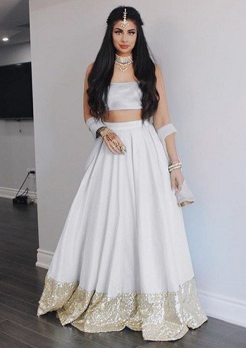 10 Stunning Designs of White Lehenga Choli for Special Occasions